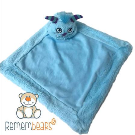 Remembears Blue Monster Blankie