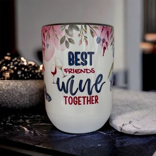 Stainless steel wine/coffee tumblers